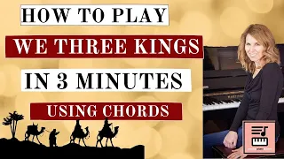 We Three Kings Chords Easy Chord Piano Tutorial