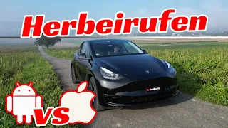 Tesla Herbeirufen auf dem Prüfstand: iOS vs. Android - Das musst du wissen!