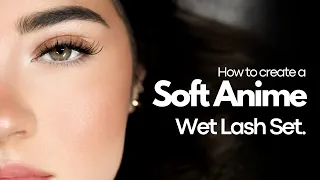 Eyelash Extension Tutorial | How To Create A Soft Anime Wet Lash set