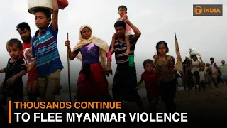 Thousands continue to flee Myanmar violence & more l DD India Live