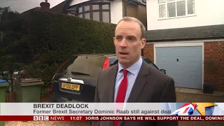 Former Brexit Secretary Dominic Raab on BBC News