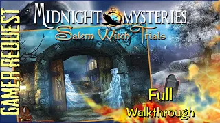 Let's Play - Midnight Mysteries 2 - Salem Witch Trials - Full Walkthrough