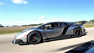 LAMBORGHINI VENENO VS Bugatti VS Aventador VS Huracan VS Pagani Huayra World's best supercars FLY BY