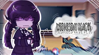 Wednesday reacts ! ; 🖤⚰️ ; SPOILERS ! ; 🖤⚰️ ; xaviwed / wavier , wenclair !