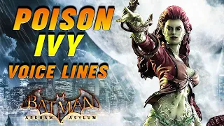 Batman: Arkham Asylum - Poison Ivy Voice Lines + Efforts