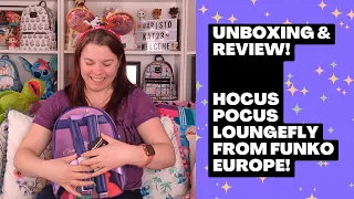 Hocus Pocus Loungefly unboxing and review! Sanderson Sisters House mini backpack from FunkoEurope
