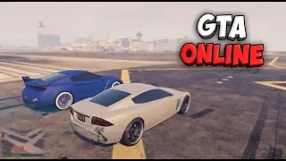 GTA ONLINE / Устраиваем драг-рейсинг на разных машинах / #14.