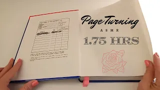 😴101 Minutes and 900 Pages  -ASMR Text Book Page Turning for Sleep, Study or Relaxation - No Talking