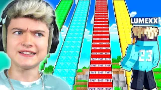 WÄHLE NICHT DIE FALSCHE TREPPE 😨 in Minecraft mit LumeXx