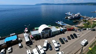 Вид из отеля Маяк п. Листвянка оз. Байкал июль 2022г