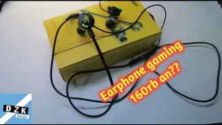 EARPHONE GAMING HARGA 160 RB AN??!! NANI?? . unboxing dan review earphone armageddon wasp5