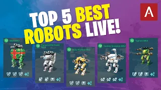🔴 War Robots - TOP 5 BEST ROBOTS in the game WR Live Stream Gameplay