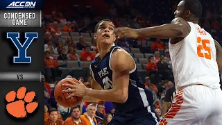 Yale vs. Clemson Condensed Game | 2019-20 ACC Men's Basketball