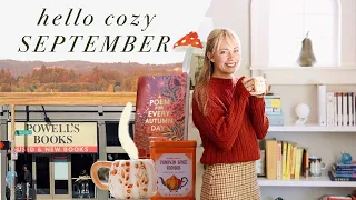Hello Cozy September 🍁 Autumn book recommendations, comfort foods, copious amounts of tea & a puzzle