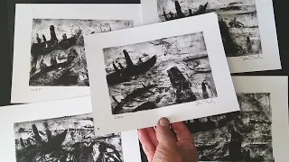 Monoprinting : Creating a limited edition print from a stencil