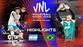 🇦🇷 ARG vs. 🇧🇷 BRA - Highlights Week 1 | Men's VNL 2023