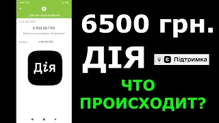 6500 грн ДІЯ Что ИЗВЕСТНО...