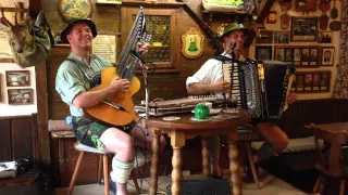 Dinner entertainment at Gasthof Fraundorfer, Garmisch-Partenkirchen 2014