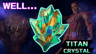 TITAN CRYSTAL OPENING: The Definition of Suffering From Success... | Mcoc