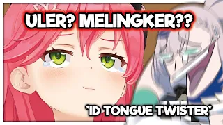 Elite-ID Miko hilariously trying Indonesian Tongue twister !