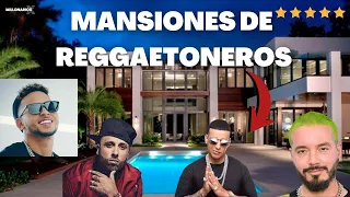 Las Mansiones de Reggaetoneros Multimillonarios💸 2023 - MillonarioX