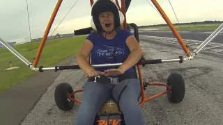 Amy and Wes fly the REV for the very first time