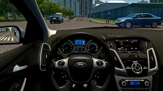 City Car Driving - Ford Focus 3 Sedan [Steering Wheel Gameplay]