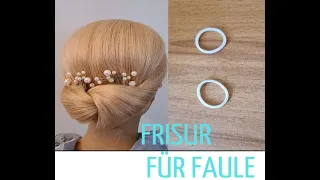 SCHNELLE und EINFACHE FRISUR zum selber machen in 5 MINUTEN. EASY UPDO HAIRSTYLE. PEINADOS