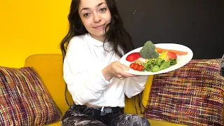 ASMR Crunchy Healthy Snacks Intense Eating Mouth Sounds w/ Whispering & Chewing