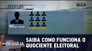 Saiba como funciona o quociente eleitoral | Jornal SBT Brasília 21/08/2018