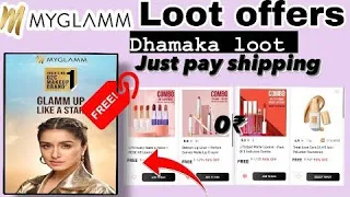 Lipstick in 1₹👍 myglamm lit liquid matte lipstick  in just 1rs | myglamm free lipstick offer today