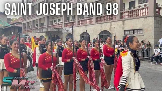 Saint Joseph Band 98 - Band Parade And Drill - Las Piñas Fiesta 2023 | Steven Mateo TV