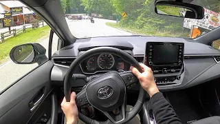 2021 Toyota Corolla Hatchback Nightshade Edition - POV Tail of the Dragon Drive (Binaural Audio)