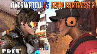 Сравнение персонажей TF2 и Overwatch