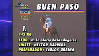 GRAN PREMIO HIPODROMO CHILE 2000 - 2.200 MTS - BUEN PASO - HECTOR BARRERA