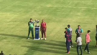 Babar Azam & Pooran Unveiled Trophy for ODI Series | PakvsWI