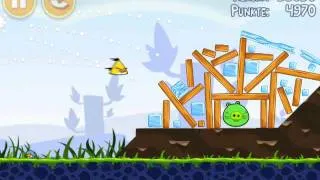 Angry Birds Level 1-19 - Mighty Eagle - 100% - Total Distruction - Totale Zerstörung