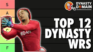 Top 12 DYNASTY WR Rankings and Tiers (Dynasty Fantasy Football 2023)