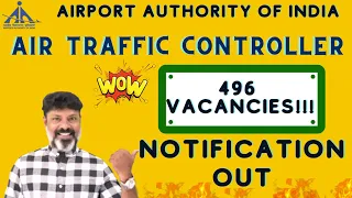 🔥🔥🔥 AAI ATC 2023  | NOTIFICATION OUT 🔥🔥🔥 496 VACANCIES  | AIR TRAFFIC CONTROLLERS  | RAJU'S CLASSES