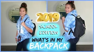 WHAT'S IN M BACKPACK 2019 | IT'S ME ALI