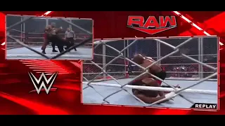 omos vs bobby lashley steel cage match raw 5/16/22