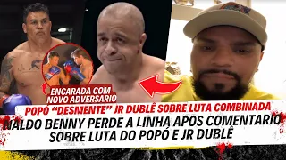 NALDO PERDE A P4CIENCI4 APÓS COMENTARIO SOBRE LUT4 DO POPÓ x JR DUBLÊ | POPÓ FREITAS "DESMENTE"DUBLE