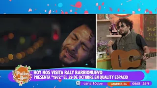 Raly Barrionuevo y un acústico exclusivo en el Pailos Bar