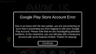 how to fix among us google play account error 2023 | among us google play games sign in problem