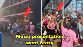 Inter Miami fans Crazy Reaction to Lionel Messi Presentation 🤯🚨