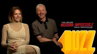 Simon Pegg and Rebecca Ferguson Talk Tom Cruise & Mission: Impossible!