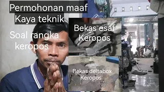 soal rangka keropos Kaya Teknik minta maaf