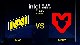 NaVi vs MOUZ | Map 1 Nuke | IEM Cologne 2022 - Group A