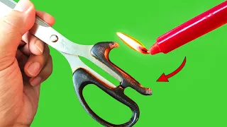 Repair Broken Plastic Scissors Into Like New | Best Way to Repairing Plastic