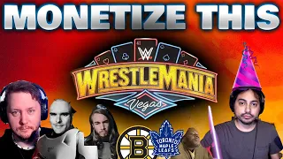 WWE Wrestlemania 41 Las Vegas - ( MONETIZE THIS !  ) BACK LASH ! Boston BRUINS beat Toronto !